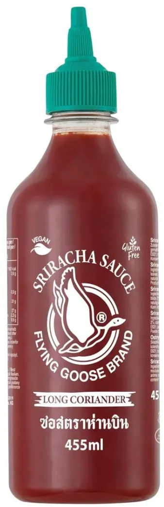 FLYING GOOSE Chilisauce, Sriracha Koriander 1x 455 ml