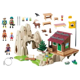 Playmobil Action Kletterfels mit Berghütte 9126