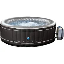 NETSPA Montana Ø 175cm In-Outdoor pool schwarz