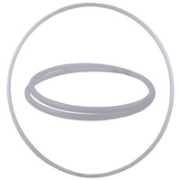 Hoopomania Hula-Hoop-Reifen Hula Hoop Rohling, HDPE-20mm, WEISS (milchig), Durchmesser 90cm weiß Ø 90 cm