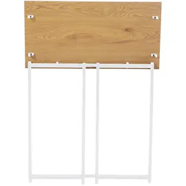 Svita Schreibtisch Klappbar Schmal Platzsparend Mehrzweck-Computertisch 80x40x76cm Eiche