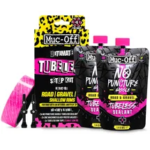 Muc-Off Ultimate Tubeless Kit Flickzeug für Tubeless-Ready Fahrräder, 44 mm, schwarz