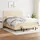 vidaXL Boxspringbett mit Matratze Creme 180x200 cm Stoff