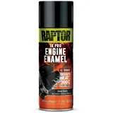 U-POL Sprühlack RAPTOR MOTORLACK - Hitzebeständig bis 300°C - gegen Rost / Korrosion, Hitzebeständig bis 300°C schwarz