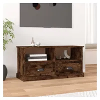 Furnicato TV-Schrank Räuchereiche 93x35,5x45 cm Holzwerkstoff