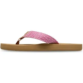 Roxy "Rg Porto Raffia", Jungen, Gr. 3(33), raspberry, Obermaterial: 90% synthetisches Raffia/10% Textilpolyester, Futter: 100% Textilpolyester, Laufsohle: 100% EVA., Schuhe Sandale