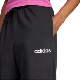 adidas Essentials Linear French Terry Cuffed Joggers Black / White XS