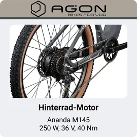 Agon Alpha 27,5 Zoll RH 48 cm Rock Grey Anthracite