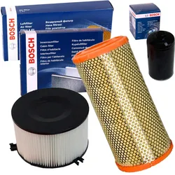 Bosch Filter Set Inspektionspaket 2.4 2.5 D Diesel Für Vw Transporter T4 Bus: Ölfilter Gmc: 25011243 Gmc: 7984303 Gmc: 7984460 Porsche: 90110720301 Po