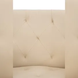 CLP Esszimmerstuhl Langford creme/Kunstleder