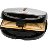 Clatronic STWA3670 Sandwichmaker 3 in 1, Waffeleisen, Panini Grill-Gliddle, austauschbare Tabletts, Antihaftbeschichtung, Antihaft.