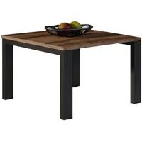 Endo-moebel Couchtisch, Mooreiche, Holzwerkstoff, Rechteckig,Rechteckig, 80x55x80 cm, Wohnzimmer, Wohnzimmertische,