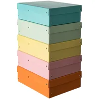 Falken 22001960 PURE Box Pastell DIN A4, Füllhöhe 100 mm - Farben pastell sort.