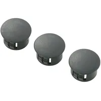 TRU Components TC-HPR-22203 Lochstopfen Plattenstärke (max.) 1.6mm Polyamid Schwarz