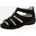 WALDLÄUFER Sandalette Damen Schwarz 37,5