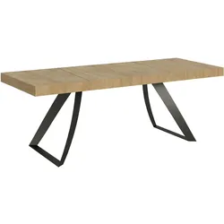 Ausziehbarer Tisch 90x160/264 cm Proxy Premium Eiche Natur Anthrazit Gestell