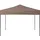 vidaXL Faltpavillon 3 x 3 m inkl. 4 Seitenteile Grau/Schwarz