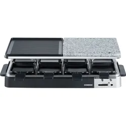 Melissa 16300027 - 8 Personen Raclette Grill/Steinplatte, schwarz