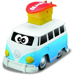 BB Junior 16-85110 - Spielzeugauto - Volkswagen Bulli Samba Press & Go (blau)