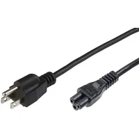 MicroConnect PE110830, 3m Netzstecker Typ B C5-Koppler, Schwarz Stromkabel