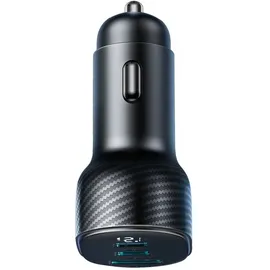 Joyroom KFZ-Adapter 30W 2x USB-C USB-A Schwarz