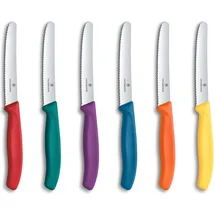 Victorinox Swiss Classic Tomaten-/Tafelmesser 11 cm 6-tlg. assortiert