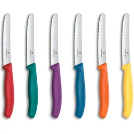 Victorinox Swiss Classic Tomaten-/Tafelmesser 11 cm 6-tlg. assortiert