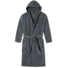 SCHIESSER Essentials Terry Cloth Bathrobe grau Baumwolle, Large Herren