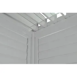 gardenson Lamellenwand Mirador Classic 1 Stück 0,93 x 2,40 x 0,10 m Weiß