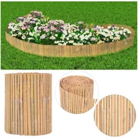 vidaXL Gartenzaun Bambus 1000 x 30 cm 1 Stück Braun