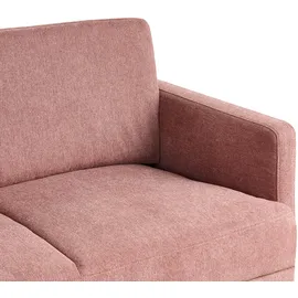 Beliani Sofa 2-Sitzer Breda Stoff Rosa