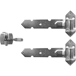 Scharniere und Riegel, für Gartentor