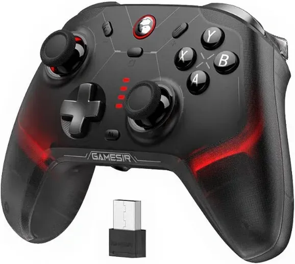 GameSir Cyclone 2 Multiplattform Game-Controller, kabelgebunden und drahtlos, Shadow Black (Standard Edition) für Switch/PC/iOS/Android/Steam