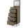 SalesFever Kommode hoch 45 x 110 x 40 cm Grau