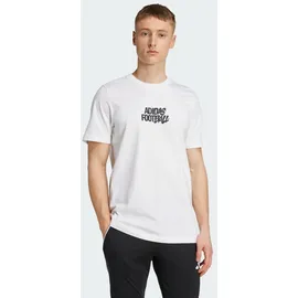 adidas Fußball Tango Geschichte Grafik T-Shirt weiß S