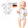 Heless Puppen-Body Pinguin Pünktchen (1121)