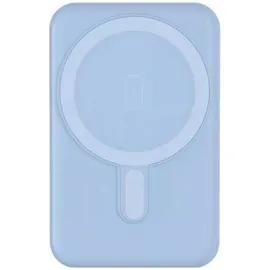 Bigben Connected Bigben Powerbank Induktionsladegerät, MagSafe kompatibel, Blau (5000 mAh, 10 W), Powerbank, Blau