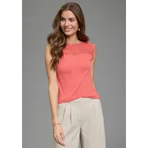 LAURA SCOTT Spitzentop Laura Scott Orange 40