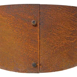 Estexo Hochbeet Pflanzring Edelrost Ø 40 cm Grau
