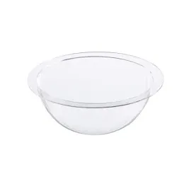 HMF 46728 Halbkugel aus Acryl mit Krempe, DIY Acrylhaube, Ø 28 cm, Transparent