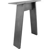 Simausrom Bankkufe A-Form Breite 380 mm Schwarzstahl schutzlackiert