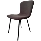SalesFever »Esszimmerstuhl - stilvolles Set (Set) 4 Stk. Bouclé Optik Dunkelgrau | 368916