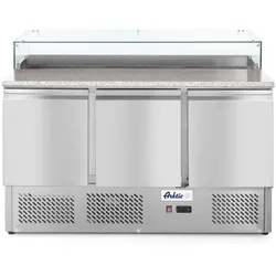 Hendi Pizzatisch, dreitürig 380L, -2/8 ̊C, 230V/310W, R600a, 1365x700x(H)1120mm