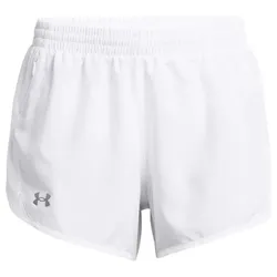 Under Armour Fly By 3'' Shorts white -white reflective XS