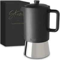 Steinzeit Espressokocher aus Keramik (300ml) - Espressokocher Induktion für