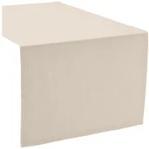 Sander Tischläufer Loft fleckabweisend Sand Größe 50x140 cm