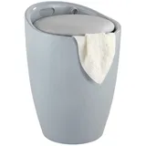 Wenko Badhocker mit Wäschesammler Candy 25625100 grau