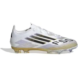 adidas Kinder Fussball-Rasenschuhe F50 Elite Kids, FTWWHT/CBLACK/GOLDMT, 36 2⁄3