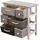 Mobili Rebecca Rebecca Mobili Mehrzweckkommode 53 x 56 x 27 cm Weiß/Grau