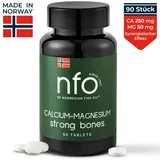 NFO CALCIUM-MAGNESIUM [90 Tabletten] mit den Vitaminen K+D für Knochen und Zähne